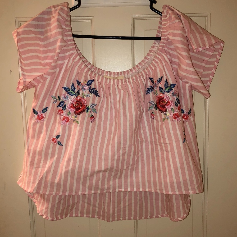 Floral Off the Shoulder Top